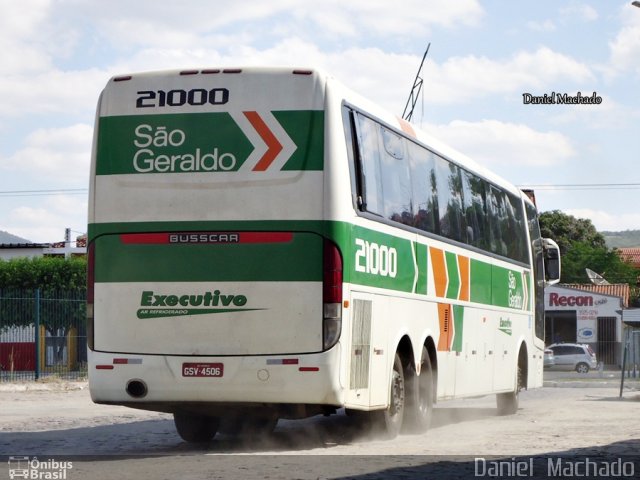 Cia. São Geraldo de Viação 21000 na cidade de Jequié, Bahia, Brasil, por Daniel  Machado. Número da foto: #2203268.
