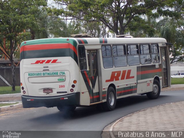 RIL - Rodoviário Ibitinguense Ltda. 280 na cidade de Garça, São Paulo, Brasil, por Cristiano Soares da Silva. ID da foto: 2203438.