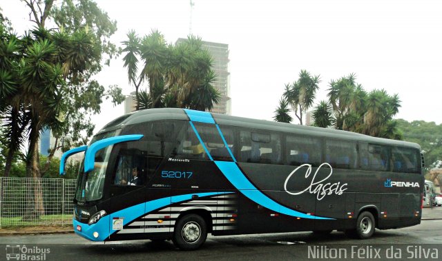 Empresa de Ônibus Nossa Senhora da Penha 52017 na cidade de Curitiba, Paraná, Brasil, por Nilton Félix da Silva. Número da foto: #2202631.