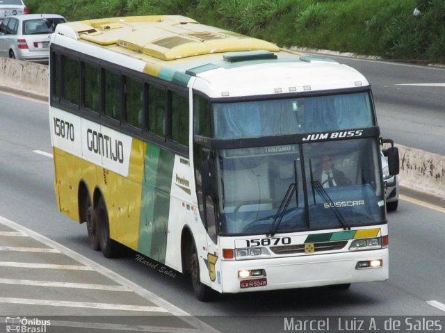 Empresa Gontijo de Transportes 15870 na cidade de Belo Horizonte, Minas Gerais, Brasil, por Marcel  Sales. ID da foto: 2202958.