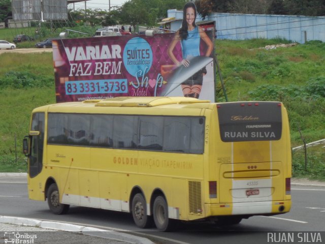 Viação Itapemirim 45335 na cidade de Campina Grande, Paraíba, Brasil, por Ruan Silva. Número da foto: #2202728.