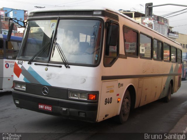 Ônibus Particulares 940 na cidade de Taboão da Serra, São Paulo, Brasil, por Bruno Santino. ID da foto: 2203004.