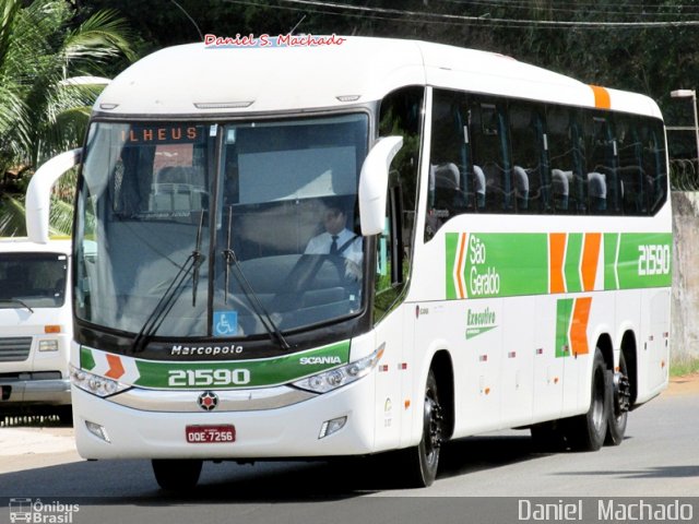 Cia. São Geraldo de Viação 21590 na cidade de Ilhéus, Bahia, Brasil, por Daniel  Machado. Número da foto: #2203219.