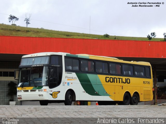 Empresa Gontijo de Transportes 15770 na cidade de João Monlevade, Minas Gerais, Brasil, por Antonio Carlos Fernandes. ID da foto: 2202460.