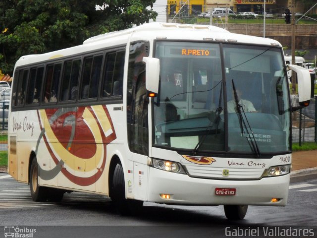 Vera Cruz Transporte e Turismo 1400 na cidade de Ribeirão Preto, São Paulo, Brasil, por Gabriel Valladares. Número da foto: #2203652.