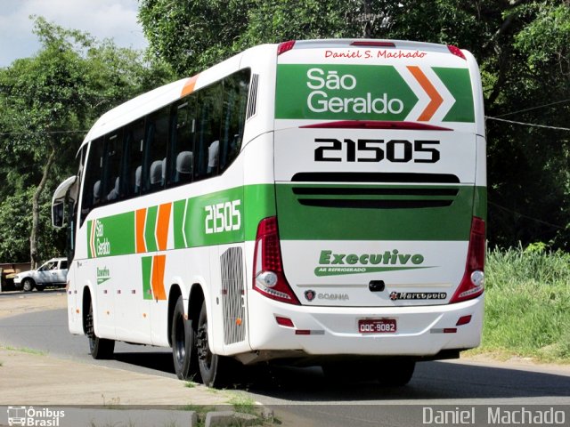 Cia. São Geraldo de Viação 21505 na cidade de Ilhéus, Bahia, Brasil, por Daniel  Machado. Número da foto: #2202073.