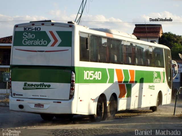 Cia. São Geraldo de Viação 10540 na cidade de Jequié, Bahia, Brasil, por Daniel  Machado. Número da foto: #2203252.