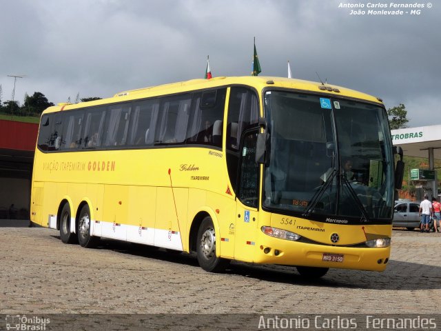 Viação Itapemirim 5541 na cidade de João Monlevade, Minas Gerais, Brasil, por Antonio Carlos Fernandes. Número da foto: #2202475.