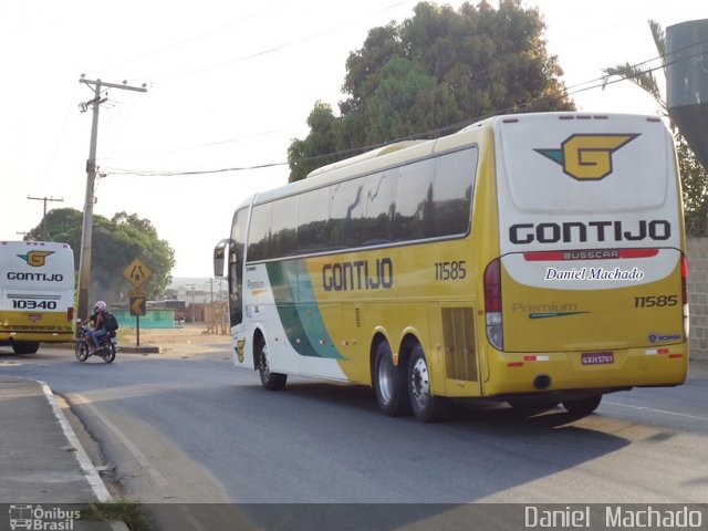 Empresa Gontijo de Transportes 11585 na cidade de Vitória da Conquista, Bahia, Brasil, por Daniel  Machado. ID da foto: 2205990.