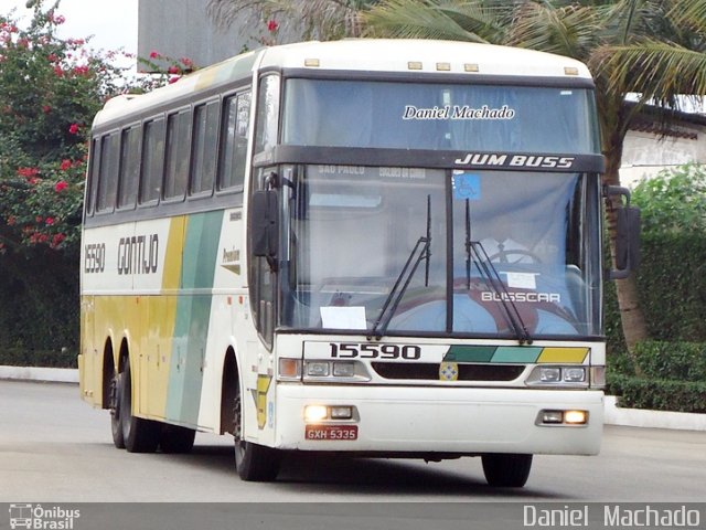 Empresa Gontijo de Transportes 15590 na cidade de Vitória da Conquista, Bahia, Brasil, por Daniel  Machado. ID da foto: 2205981.