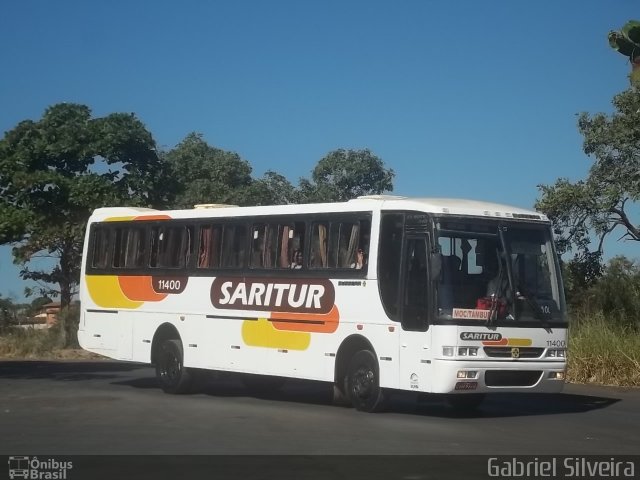 Saritur - Santa Rita Transporte Urbano e Rodoviário 11400 na cidade de Montes Claros, Minas Gerais, Brasil, por Gabriel Silveira. Número da foto: #2203792.