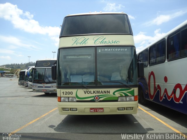 Empresa de Transportes Coletivos Volkmann 1200 na cidade de Aparecida, São Paulo, Brasil, por Weslley Kelvin Batista. Número da foto: #2204090.