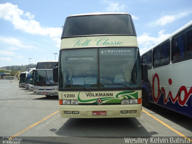 Empresa de Transportes Coletivos Volkmann 1200 na cidade de Aparecida, São Paulo, Brasil, por Weslley Kelvin Batista. ID da foto: 2204090.