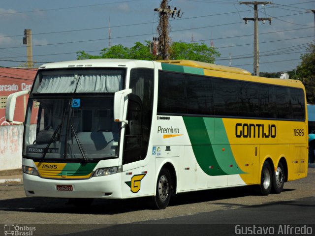 Empresa Gontijo de Transportes 11585 na cidade de Teresina, Piauí, Brasil, por Gustavo Alfredo. ID da foto: 2205756.