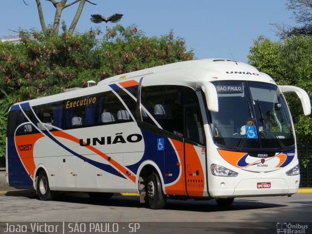Expresso União 10257 na cidade de São Paulo, São Paulo, Brasil, por João Victor. Número da foto: #2204987.