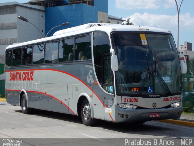 Viação Santa Cruz 213080 na cidade de São Paulo, São Paulo, Brasil, por Cristiano Soares da Silva. ID da foto: 2205540.