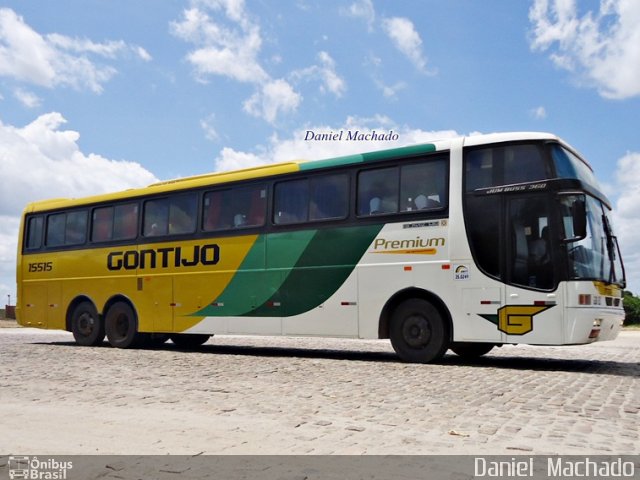 Empresa Gontijo de Transportes 15515 na cidade de Vitória da Conquista, Bahia, Brasil, por Daniel  Machado. ID da foto: 2205966.