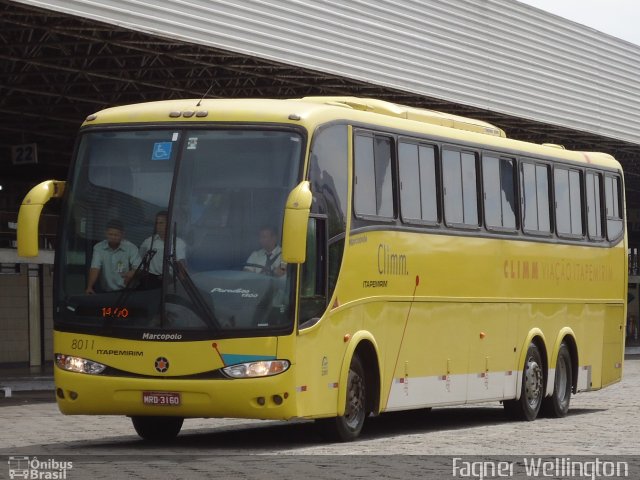 Viação Itapemirim 8011 na cidade de Campina Grande, Paraíba, Brasil, por Fagner Wellington Graciano da Silva. Número da foto: #2205260.