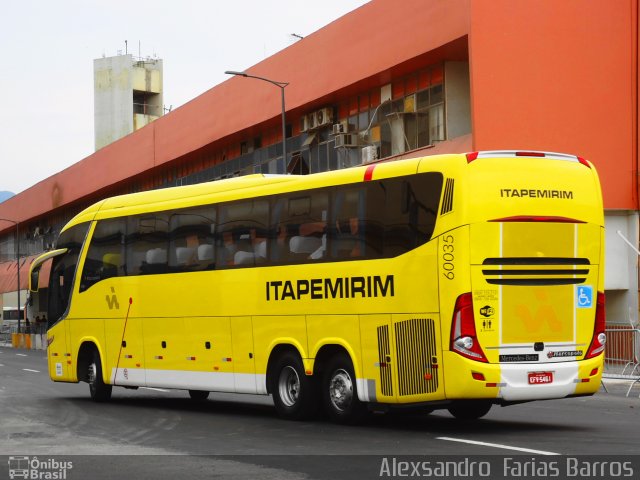 Viação Itapemirim 60035 na cidade de Rio de Janeiro, Rio de Janeiro, Brasil, por Alexsandro  Farias Barros. Número da foto: #2205536.