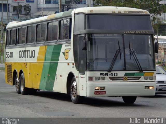 Empresa Gontijo de Transportes 5840 na cidade de Belo Horizonte, Minas Gerais, Brasil, por Júlio  Mandelli. ID da foto: 2205151.