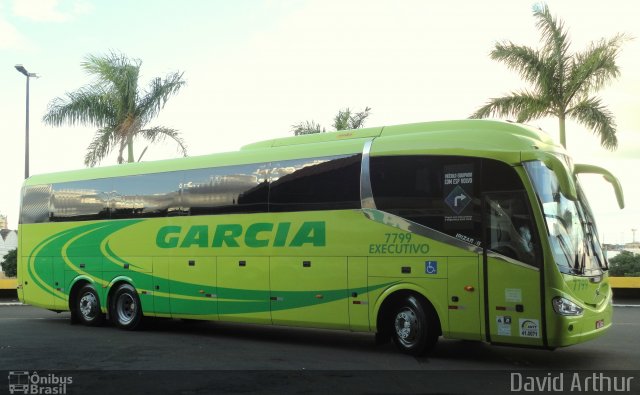 Viação Garcia 7799 na cidade de Londrina, Paraná, Brasil, por David Arthur. Número da foto: #2204024.