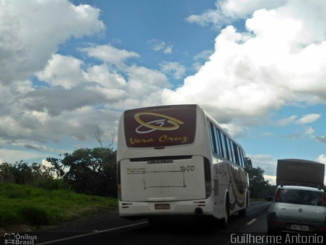 Vera Cruz Transporte e Turismo 1400 na cidade de Sacramento, Minas Gerais, Brasil, por Guilherme Antonio. Número da foto: #2207713.