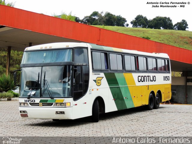 Empresa Gontijo de Transportes 11150 na cidade de João Monlevade, Minas Gerais, Brasil, por Antonio Carlos Fernandes. Número da foto: #2206735.