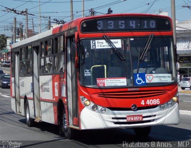 Nova Aliança  4 > Empresa de Transportes Novo Horizonte 4 4086 na cidade de São Paulo, São Paulo, Brasil, por Cristiano Soares da Silva. Número da foto: #2207522.