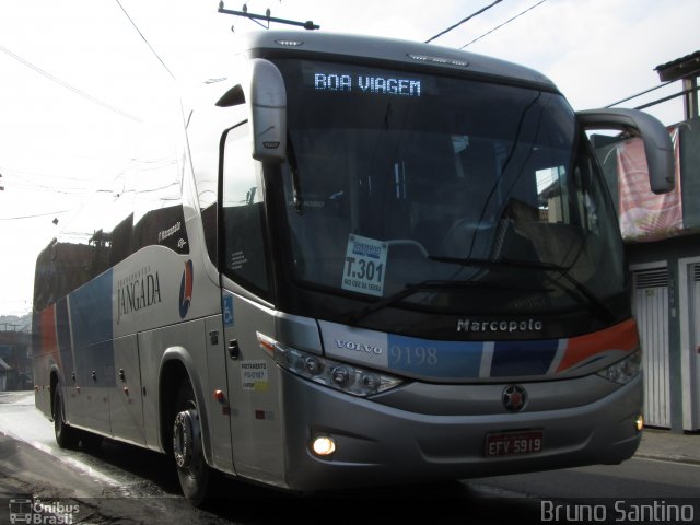 Transportes Jangada 9198 na cidade de Embu das Artes, São Paulo, Brasil, por Bruno Santino. Número da foto: #2206828.