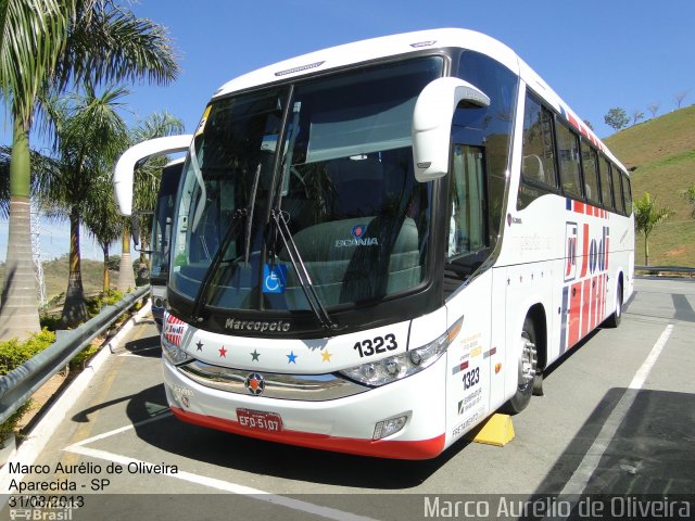 Jodi Itapeva Transportes 1323 na cidade de Aparecida, São Paulo, Brasil, por Marco Aurélio de Oliveira. ID da foto: 2152511.