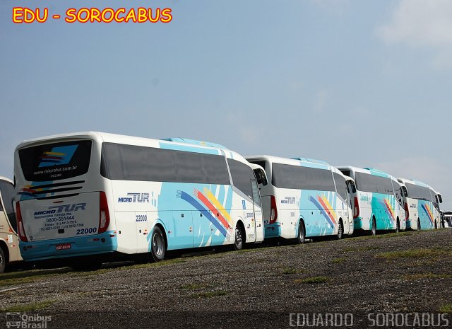 Microtur Transportadora Turística 22000 na cidade de São Paulo, São Paulo, Brasil, por EDUARDO - SOROCABUS. ID da foto: 2150946.