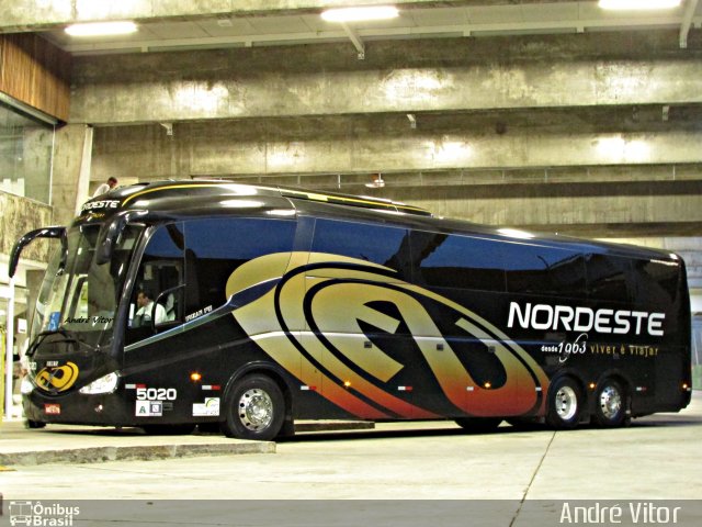 Expresso Nordeste 5020 na cidade de Curitiba, Paraná, Brasil, por André Vitor  Silva dos Santos. Número da foto: #2152576.