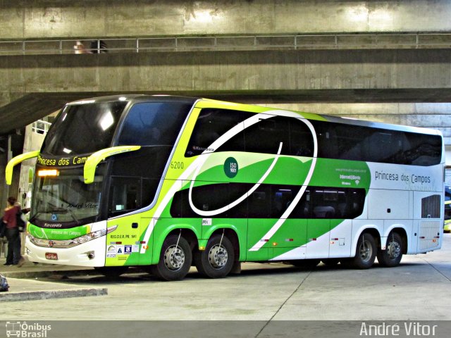 Expresso Princesa dos Campos 6200 na cidade de Curitiba, Paraná, Brasil, por André Vitor  Silva dos Santos. Número da foto: #2152641.