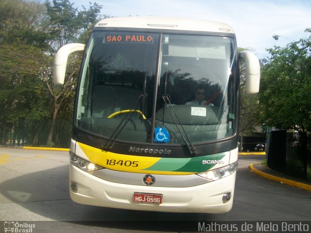 Empresa Gontijo de Transportes 18405 na cidade de São Paulo, São Paulo, Brasil, por Matheus de Melo Bento. Número da foto: #2151418.