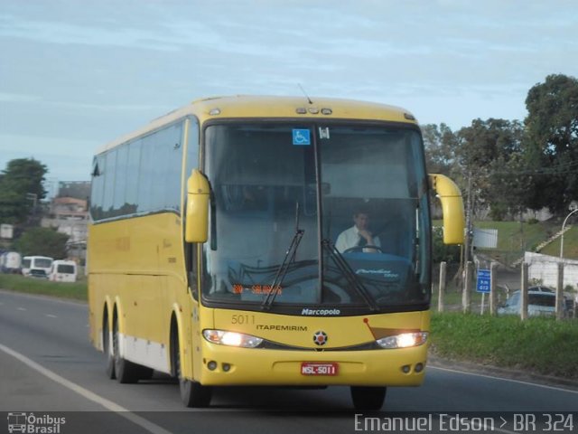 Viação Itapemirim 5011 na cidade de Salvador, Bahia, Brasil, por Emanuel Edson Pimenta. ID da foto: 2151865.