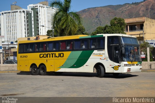 Empresa Gontijo de Transportes 15340 na cidade de Governador Valadares, Minas Gerais, Brasil, por Ricardo Silva Monteiro. ID da foto: 2150868.