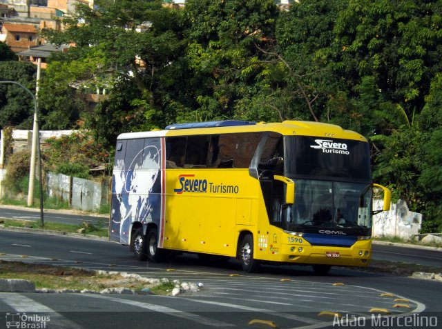 Severo Turismo 1590 na cidade de Belo Horizonte, Minas Gerais, Brasil, por Adão Raimundo Marcelino. ID da foto: 2152411.