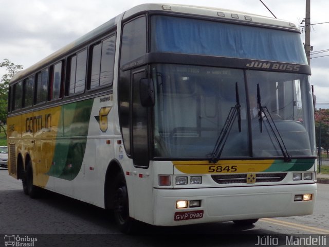 Empresa Gontijo de Transportes 5845 na cidade de Belo Horizonte, Minas Gerais, Brasil, por Júlio  Mandelli. ID da foto: 2152628.