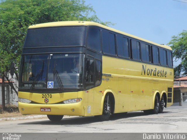 Viação Nordeste 2070 na cidade de Natal, Rio Grande do Norte, Brasil, por Danilo Vitorino Lopes. Número da foto: #2152632.