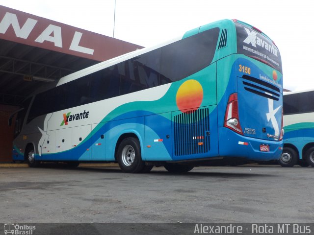 Viação Xavante 3150 na cidade de Primavera do Leste, Mato Grosso, Brasil, por Alexandre Rodrigo. ID da foto: 2151732.