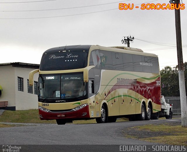 Viação Pássaro Livre 2013 na cidade de São Paulo, São Paulo, Brasil, por EDUARDO - SOROCABUS. Número da foto: #2151162.