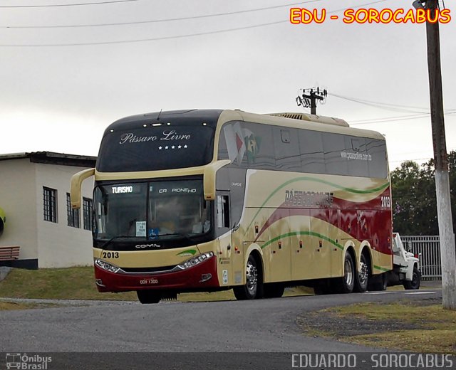 Viação Pássaro Livre 2013 na cidade de São Paulo, São Paulo, Brasil, por EDUARDO - SOROCABUS. ID da foto: 2151162.