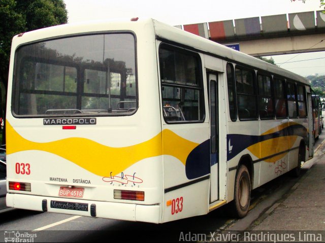 SBC Trans 033 na cidade de São Bernardo do Campo, São Paulo, Brasil, por Adam Xavier Rodrigues Lima. ID da foto: 2151104.