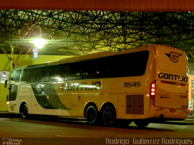 Empresa Gontijo de Transportes 11545 na cidade de Maringá, Paraná, Brasil, por Rodrigo  Gutierrez Rodrigues. Número da foto: #2151402.