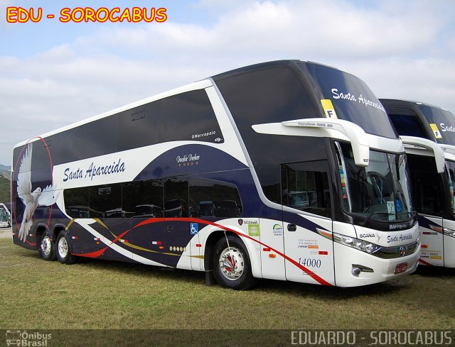 Santa Aparecida Turismo 14000 na cidade de São Paulo, São Paulo, Brasil, por EDUARDO - SOROCABUS. Número da foto: #2151177.