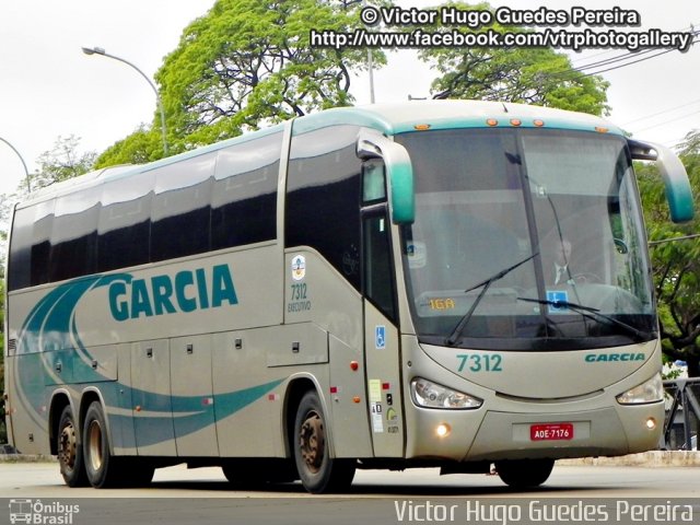 Viação Garcia 7312 na cidade de Maringá, Paraná, Brasil, por Victor Hugo Guedes Pereira. Número da foto: #2208538.