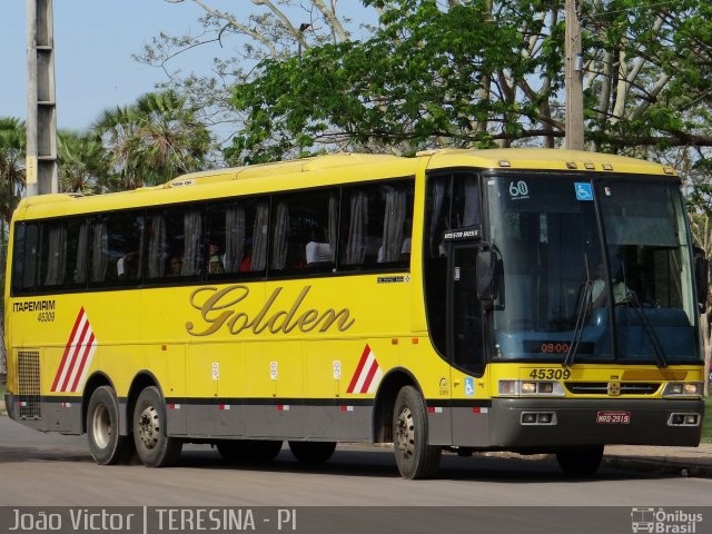 Viação Itapemirim 45309 na cidade de Teresina, Piauí, Brasil, por João Victor. ID da foto: 2208811.