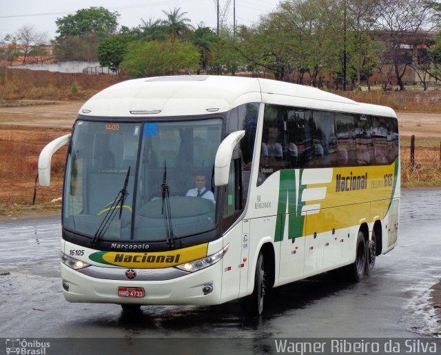 Viação Nacional 16105 na cidade de Teresina, Piauí, Brasil, por Wagner Ribeiro da Silva. Número da foto: #2210056.