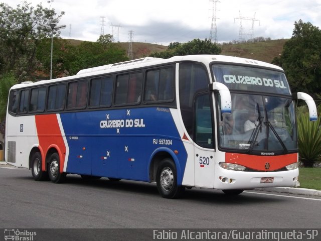 Cruzeiro do Sul Turismo RJ 557.034 na cidade de Aparecida, São Paulo, Brasil, por Fabio Alcantara. ID da foto: 2208384.