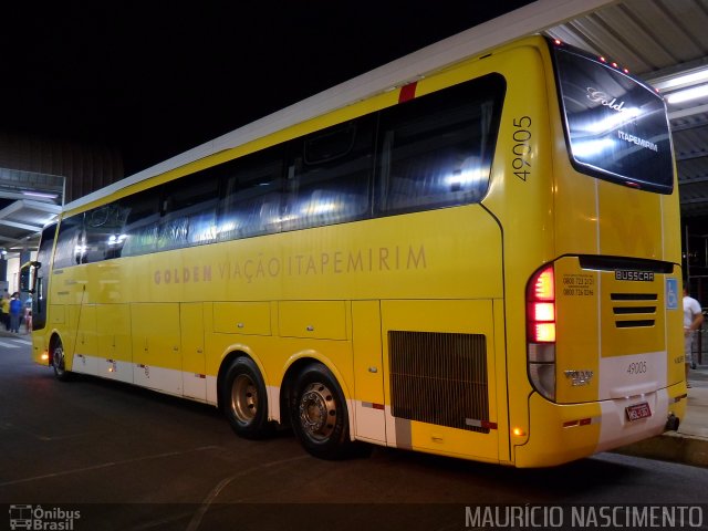 Viação Itapemirim 49005 na cidade de Belo Horizonte, Minas Gerais, Brasil, por Maurício Nascimento. Número da foto: #2208639.